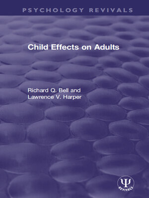 cover image of Child Effects on Adults